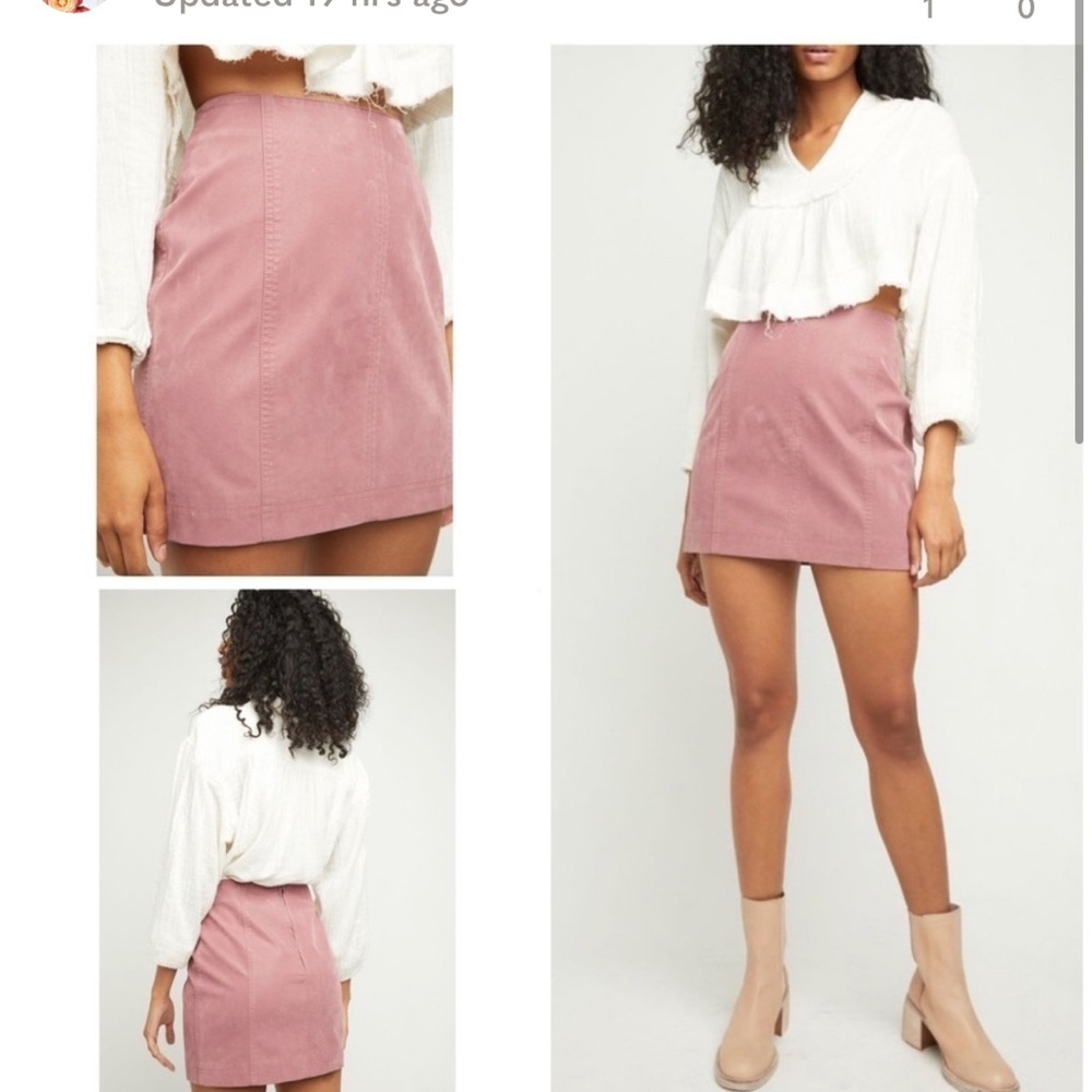Free people mini skirt